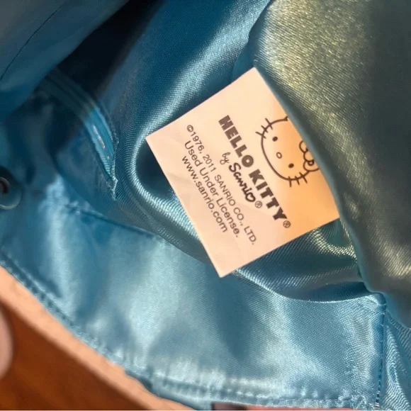 Sanrio HELLO KITTY Turquoise Blue Sequin Bag - Picture 8 of 9